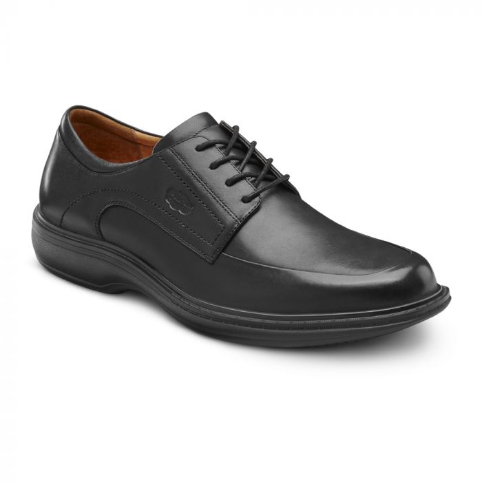 Dr Comfort Black Classic Dress Shoe